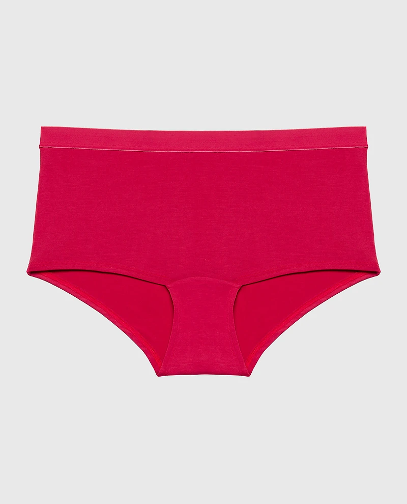 Boyshort Panty With Vanishing Trim Passion Red