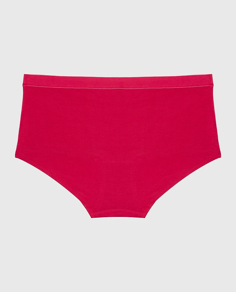 Boyshort Panty With Vanishing Trim Passion Red