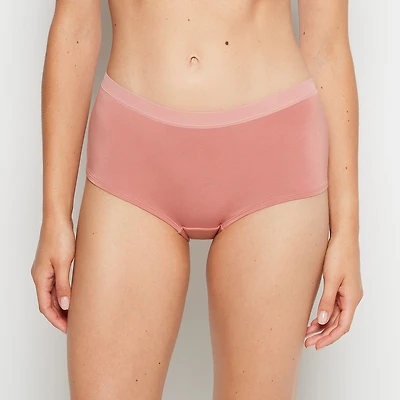 Culotte garçonne avec bordure discrète Rose antique