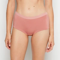 Culotte garçonne avec bordure discrète Rose antique