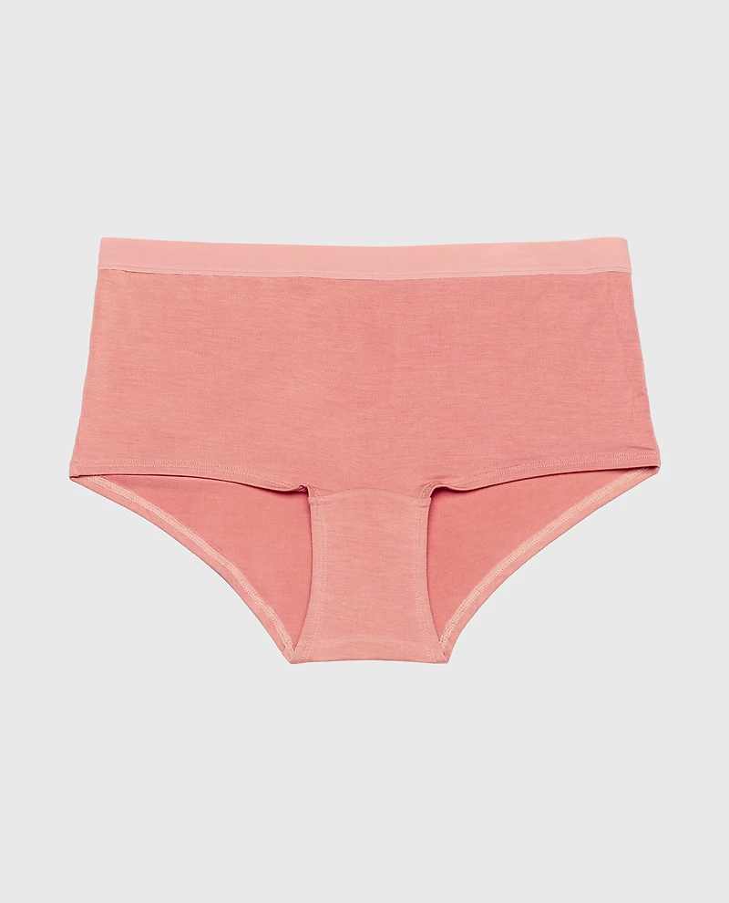 Culotte garçonne avec bordure discrète Rose antique
