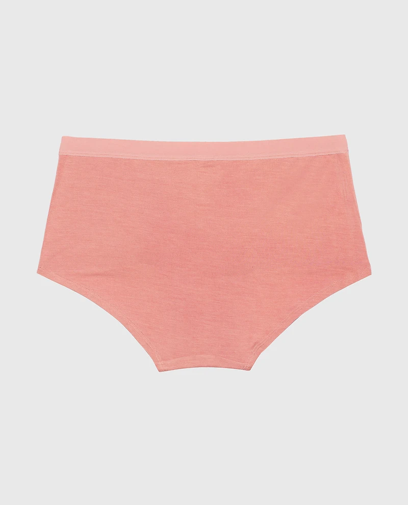 Culotte garçonne avec bordure discrète Rose antique