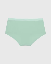 Boyshort Panty with Vanishing Trim Mist Green