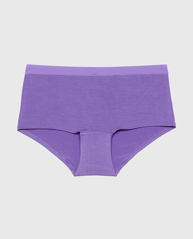 Boyshort Panty With Vanishing Trim Purple Opulence