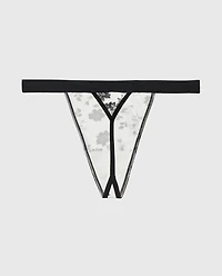G-String Panty With Vanishing Trim Goddess Floral