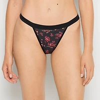 G-String Panty With Vanishing Trim Goddess Floral