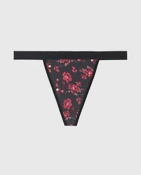G-String Panty With Vanishing Trim Goddess Floral