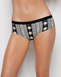 Hipster Panty with Vanishing Trim Boho Stripe