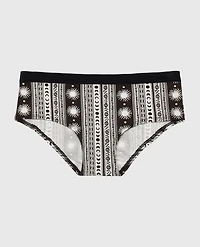 Hipster Panty with Vanishing Trim Boho Stripe