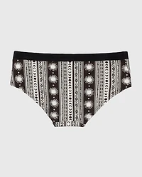 Hipster Panty with Vanishing Trim Boho Stripe