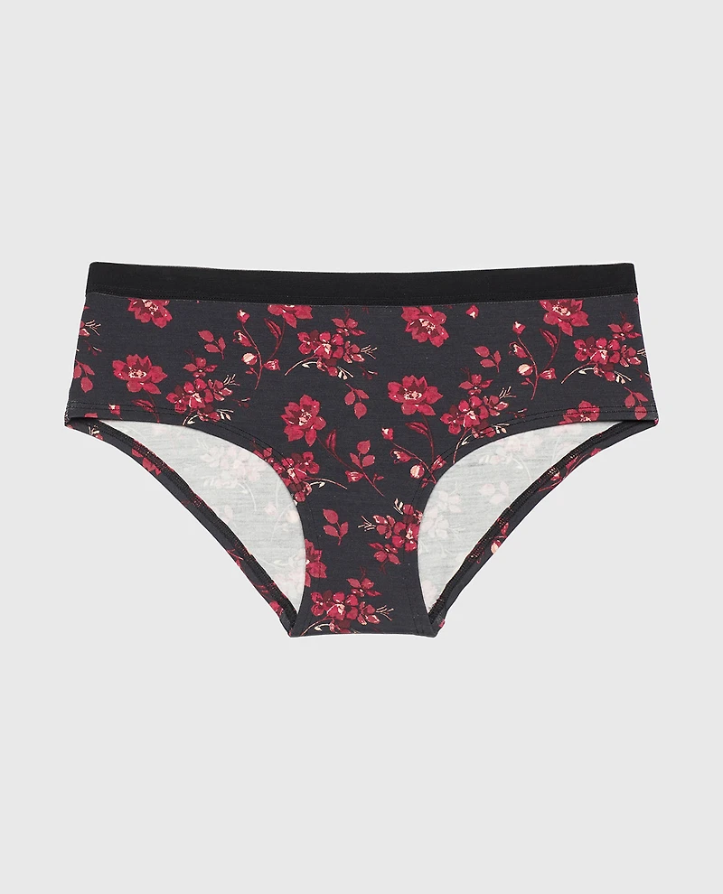Culotte hipster avec bordure qui disparaît en fleur Goddess