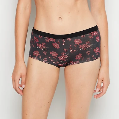 Boyshort Panty With Vanishing Trim Goddess Floral