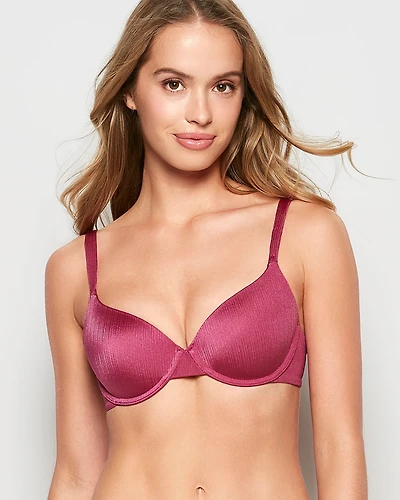 Lightly Lined Full Coverage Bra Electric Rouge