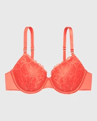 Lightly Lined Full Coverage Lace Bra Flare
