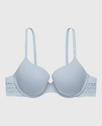 Lightly Lined Demi Bra Subdued Blue