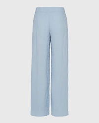 Textured Pajama Pants Subdued Blue