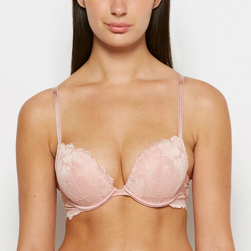 Plunge Bra Royal Pink