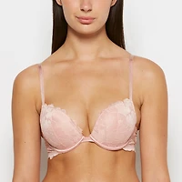 Plunge Bra Royal Pink