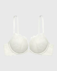 Soutien-gorge plongeant en Bleu de l’aube