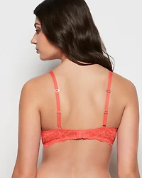 Lace Wing Push Up Bra Flare