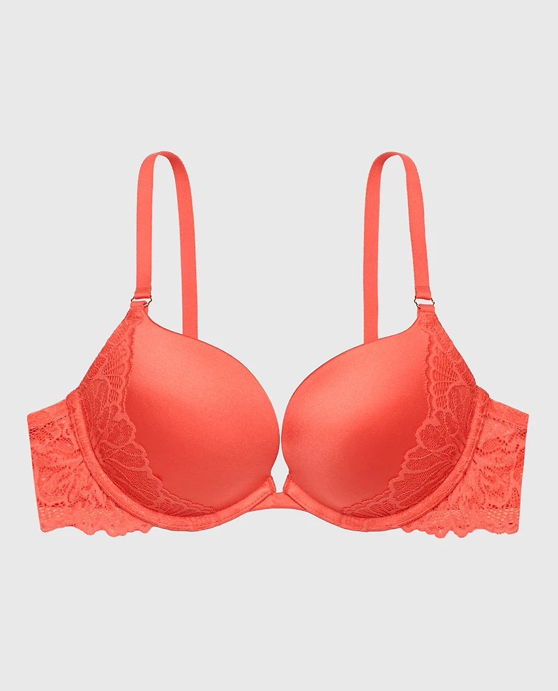 Lace Wing Push Up Bra Flare