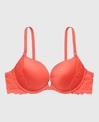 Lace Wing Push Up Bra Flare