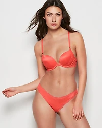 Lace Wing Push Up Bra Flare