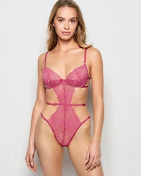 Barely There Unlined Bodysuit Electric Rouge