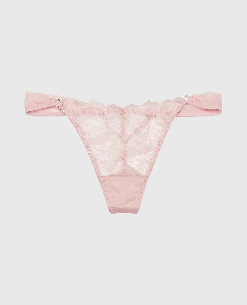 High Leg G-String Panty Iced Lilac