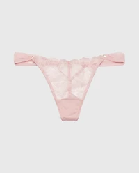 High Leg G-String Panty Iced Lilac