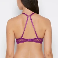 Push Up Bra With Lace Wing Sparkling Grape