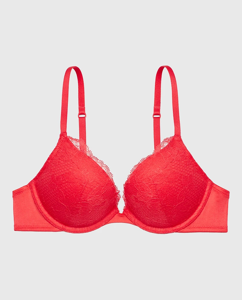 Lace Push Up Bra Tart Berry