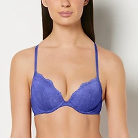 Lace Push Up Bra Dazzling Blue