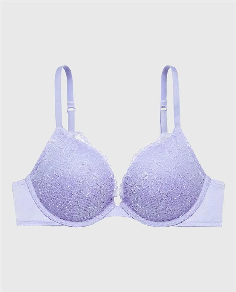 Lace Push Up Bra Periwinkle Dream