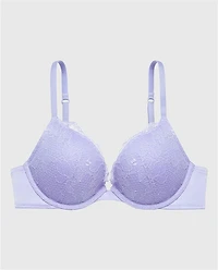 Lace Push Up Bra Periwinkle Dream