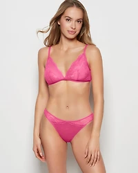Lace Bralette Raspberry Rose