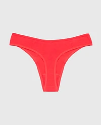 Cotton Thong Panty Tart Berry