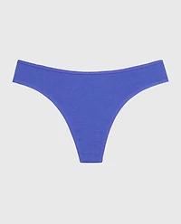 Cotton Thong Panty Dazzling Blue