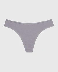 Cotton Thong Panty Quicksilver