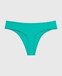 Cotton Thong Panty Dynasty Green