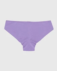 Cotton Cheeky Panty Paisley Purple