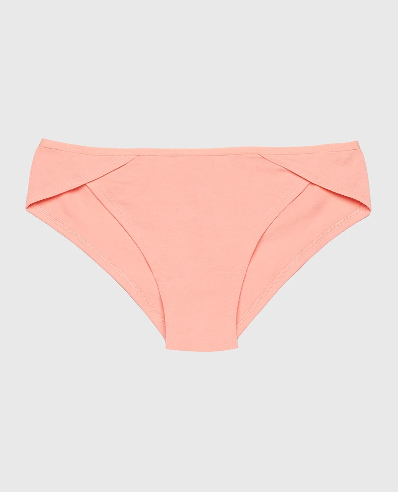 Cotton Cheeky Panty Peach Fizz