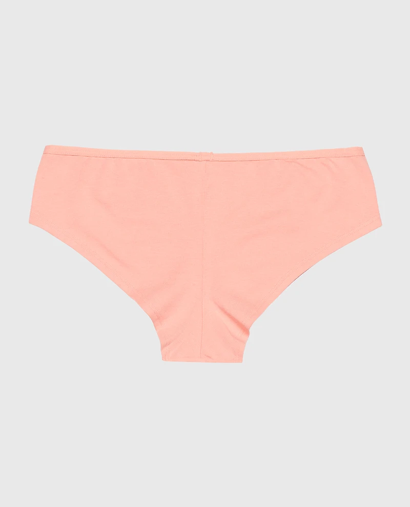 Cotton Cheeky Panty Peach Fizz