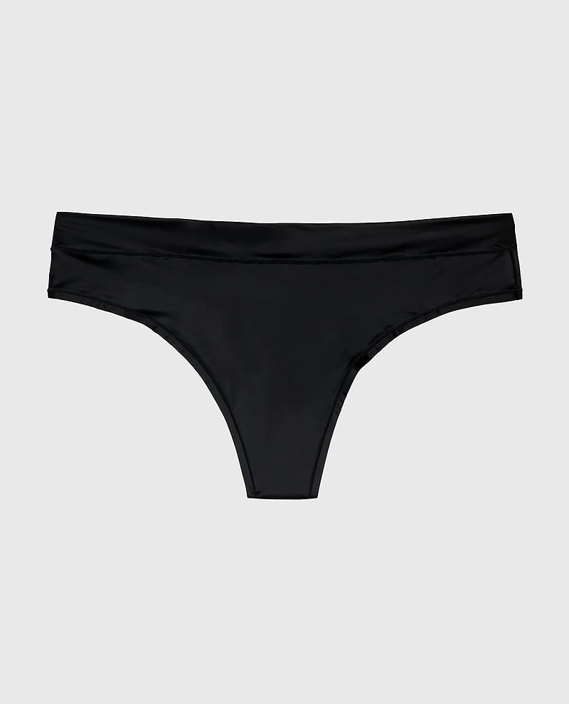 Thong Panty Tuxedo Black