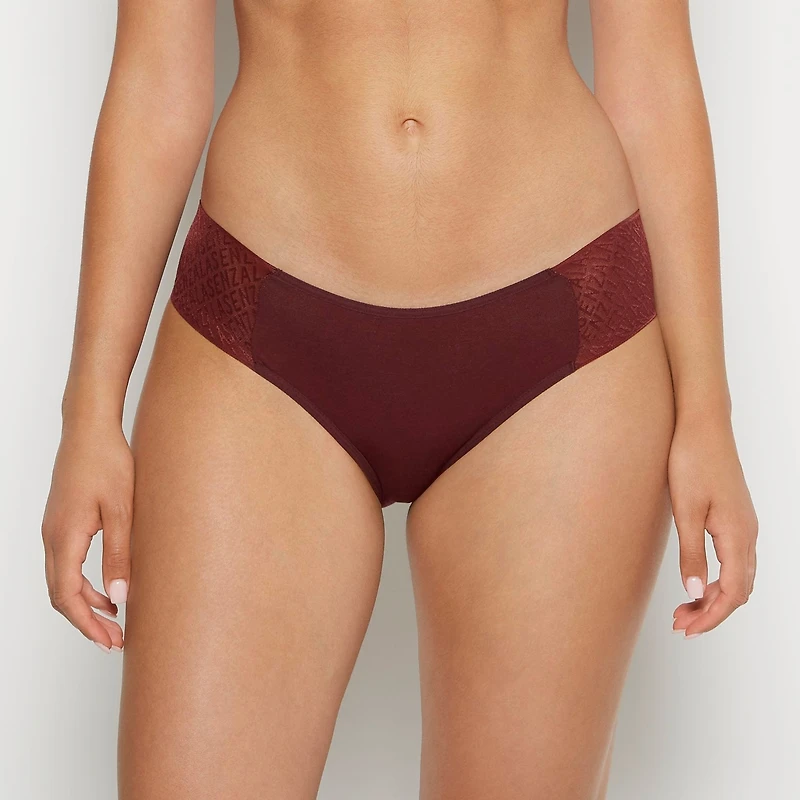 Bikini Panty with Logo Russian Ruby