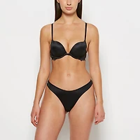 Plunge Bra Tuxedo Black