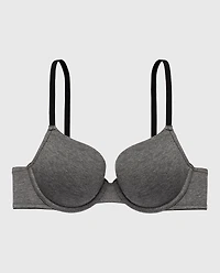 Demi Bra Tuxedo Heather