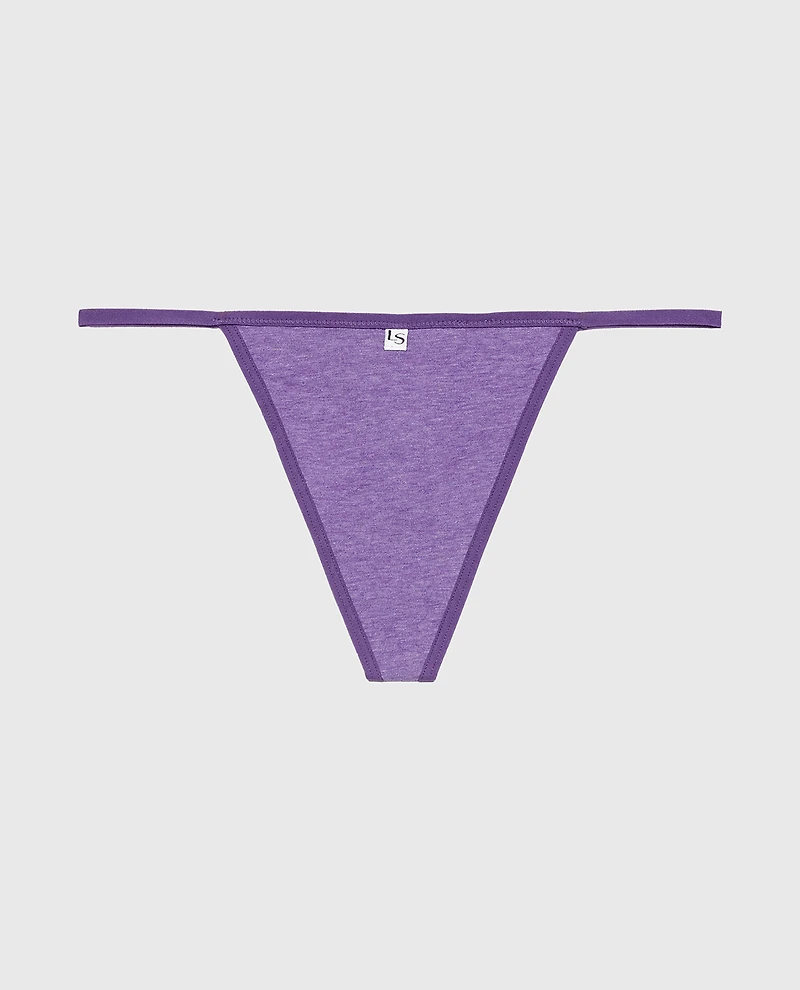 G-String Panty Purple Opulence Heather