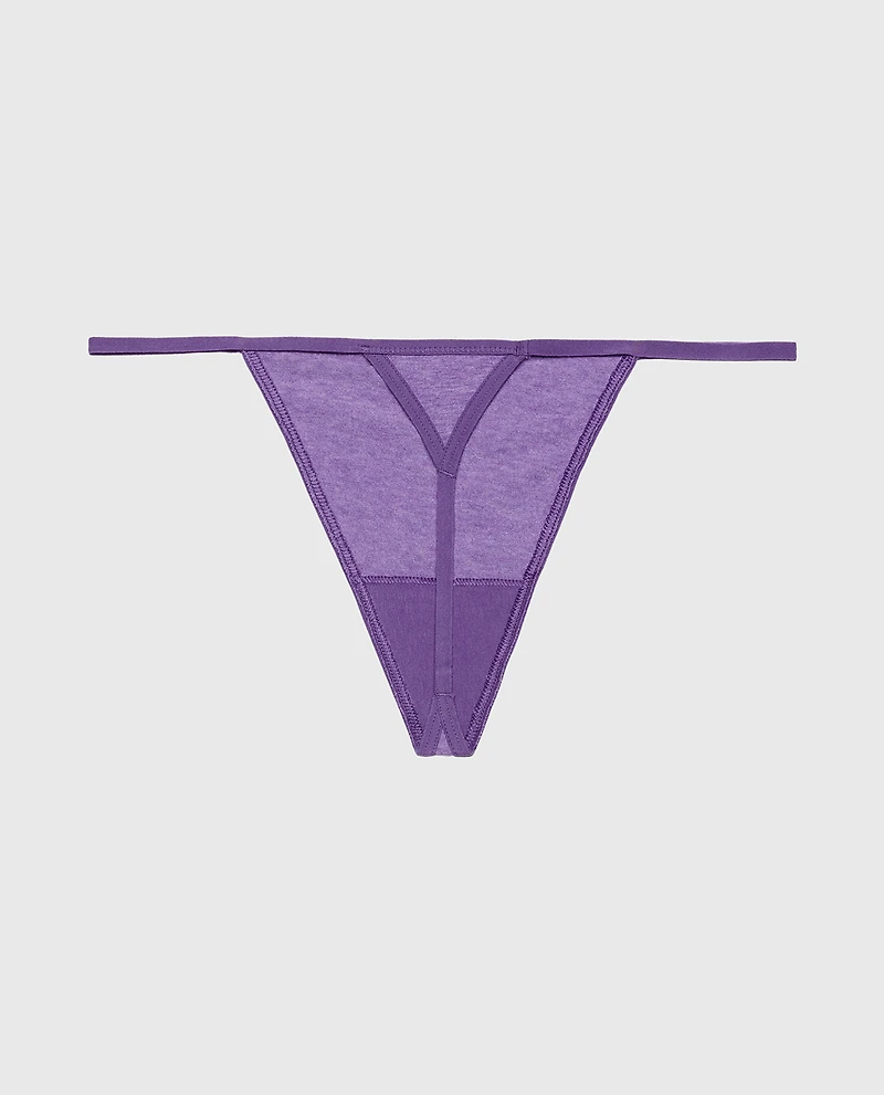 G-String Panty Purple Opulence Heather
