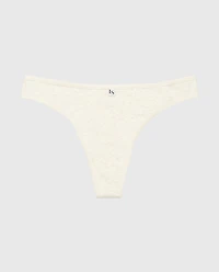 Culotte tanga en Avoine chiné